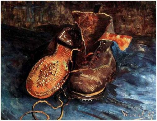 Vincent van Gogh-Un par de zapatos
